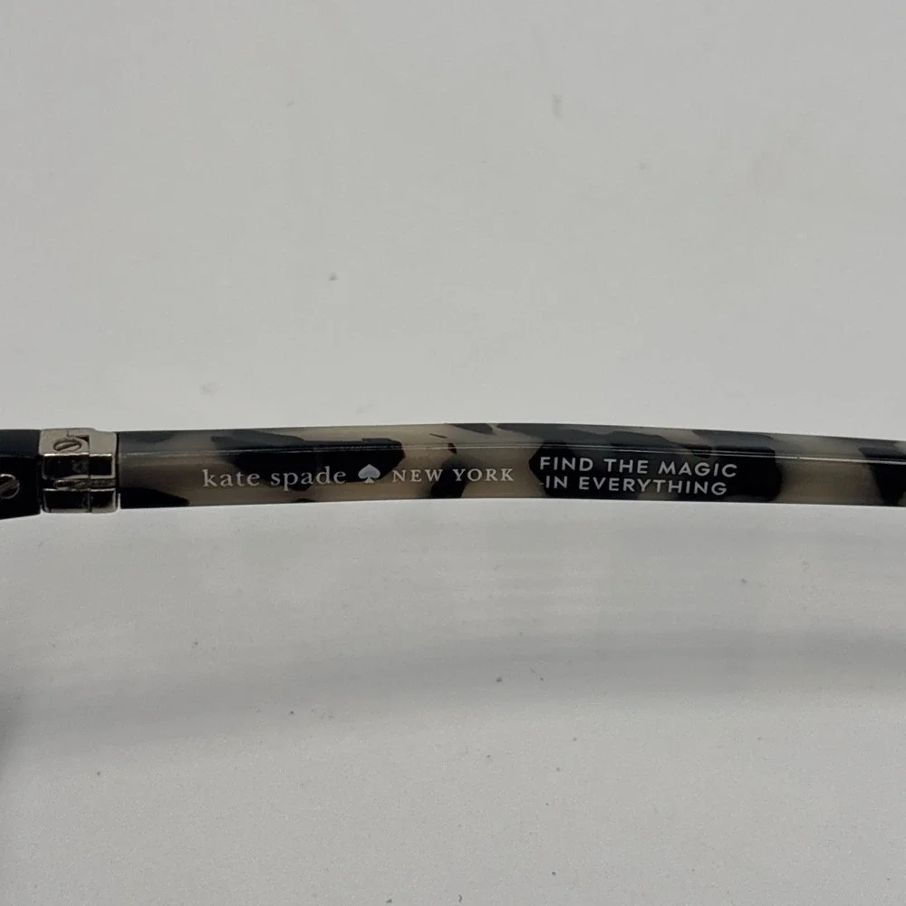 Kate Spade Cortina 7K1 Black/White Tortoise Eyeglasses Frames 52-16-140mm #482